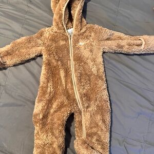 Nike Fuzzy Tan Kids Footie